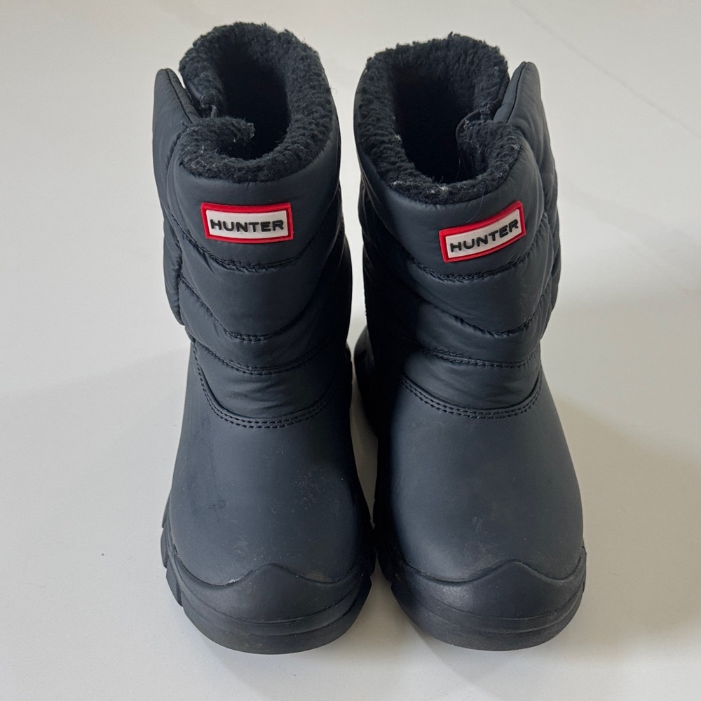 Hunter Kids Navy Snow Boots